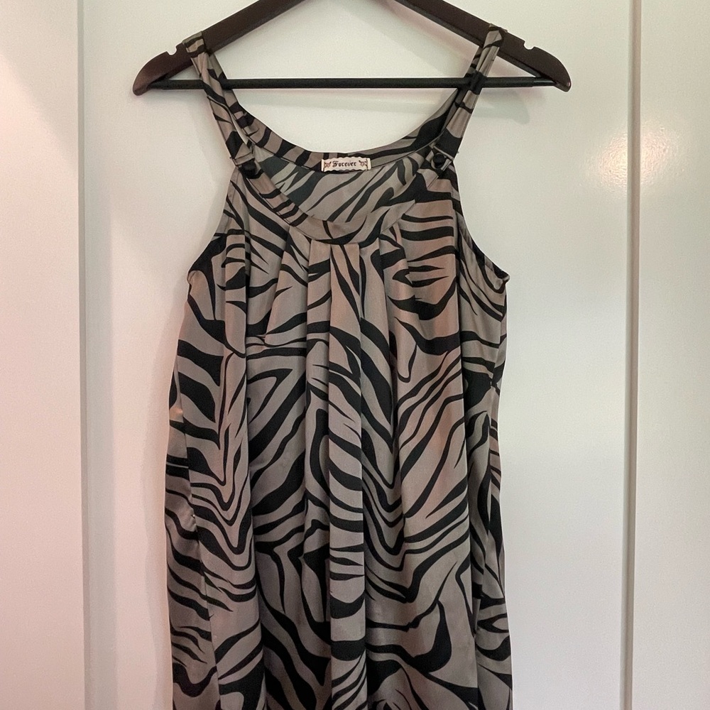 Zebra Print Camisole Top